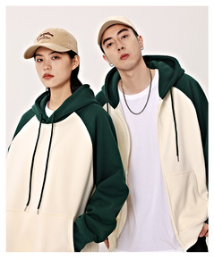 Invierno nuevo 400g Heavy <span class=keywords><strong>Clash</strong></span> engrosado y acolchado émbolo manga Tops mujeres y hombres sudaderas con capucha - Product Image 3