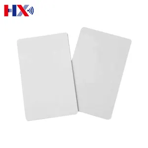Fudan एमएफ 1K पीवीसी स्मार्ट कार्ड 13.56mhz EM4200 चिप सफेद रिक्त आरएफआईडी कार्ड ISO14443A Contactless दरवाजा कार्ड