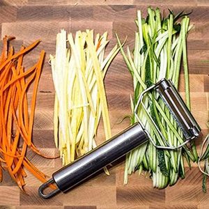 Inthetrend Éplucheur de légumes et de pommes de terre multifonctionnel 3 en 1 en acier inoxydable écologique - Product Image 4