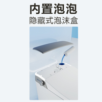 Toilet Bidet Pintar Modern Mewah Premium Aktivasi Suara Anti-Cipratan Pelindung Busa Radar Tutup Otomatis Tanpa Sentuh Pembilas Kaki