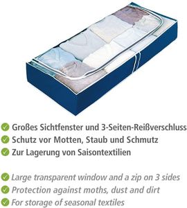 Home Underbed <b>Storage</b> Organizer Non-Woven Fabric Modern Foldable Adjustable 105x15x45cm Living Room Space Saver Suit for Bedding - Product Image 3