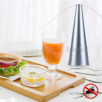Ventilateur de table anti-moustique pour insectes Ventilateur répulsif pour mouches de cuisine en plein air Petit ventilateur à mouches alimenté par batterie pour des aliments fructueux