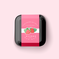 Manchon de protection en papier imprimé personnalisé avec motif animaux et fées, enduit et en carton blanc, pour boîtes à emporter, pâtisseries, fruits et cadeaux