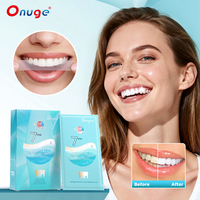L forma 6% dientes de peróxido tiras blanqueadoras largas Mar Muerto sal dientes blanqueamiento tiras húmedas