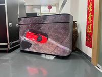 Poste de DJ portable avec façade, bureau, table de bar, écran LED mural vidéo, cabine DJ haute luminosité 800-1100 CE ROHS FCC