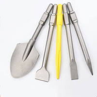 Ciseaux à sculpter DIY de haute qualité 65A, manche en acier 40Cr, pointe plate industrielle pour béton et maçonnerie, 50-52HRC, 30x400mm/410mm, garantie 3 ans