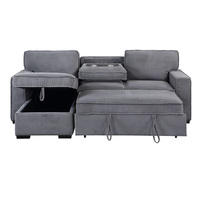 Sofá cama pequeño de dos plazas, sofá cama personalizable, muebles de salón en forma de L y sofá cama