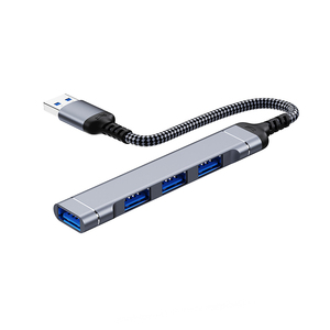 Mini concentrador USB portátil tipo C a USB 3.0, 3 puertos USB 2.0, conmutador para computadora portátil y portátil. - Product Image 1