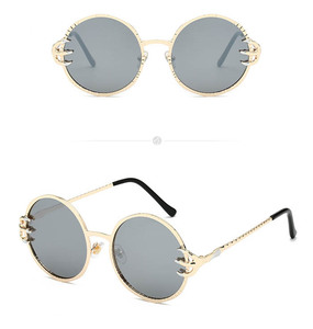 Stile Punk Artiglio di metallo di spessore con la montatura nera <span class=keywords><strong>occhiali</strong></span> da sole con trasparente oceano pezzi <span class=keywords><strong>occhiali</strong></span> da sole - Product Image 6