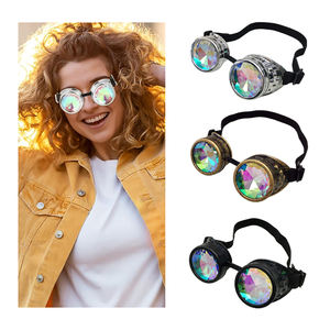 نظارات علوم خيالية بتصميم عتيق للحفلات التنكرية، نظارات فيكتورية قوطية بطراز ستيمبانك مع عدسة مكبرة، متوفرة بالجملة - Product Image 5