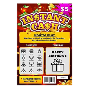 Tùy Chỉnh Dính Xổ Số Vé Thẻ Cào Cho Arcade Trò Chơi & Thủ Công Sử Dụng Bao Gồm Xổ Số Vé - Product Image 3