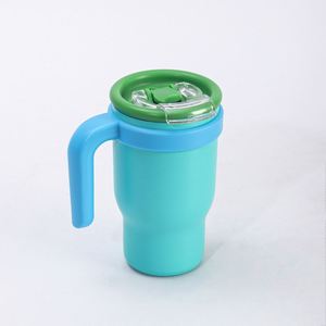 Gobelet de voyage personnalisé avec logo, 14 oz, avec poignée, tasse à café isolée sous vide, cadeaux promotionnels pour les entreprises et les équipes - Product Image 6