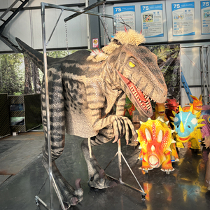 Disfraz de Dinosaurio Velociraptor para Parques de Aventuras y Uso en Interiores/Exteriores - ¡Oferta! - Product Image 1