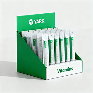 Biodegradable Kraft Corrugated <b>Foldable</b> Display <b>Boxes</b> Handle Custom Printing for Essential Oil Eyelash Health Brands Exhibitions - Product Image 3