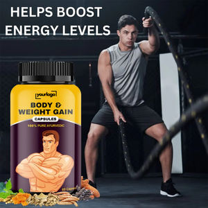 Suplemen Gym kustom untuk binaraga pil penambah berat badan kapsul Ashwagandha produk penebal badan ramuan ayurvedik - Product Image 4