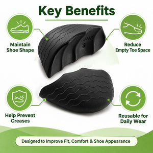 Plantillas para Zapatos Holgados, Almohadillas para los Dedos del Pie para Mejorar el Ajuste, Reducir el Deslizamiento y Aportar Comodidad para Hombres y Mujeres - Product Image 5