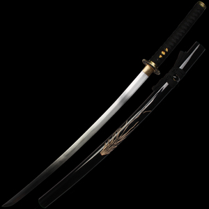 Nouveau type de katana en bambou fait main 2026, sculpture d'orchidée noire brillante et exquise, pour la décoration et la collection - Product Image 3