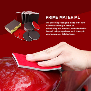 <span class=keywords><strong>Disque</strong></span> de polissage en mousse pour voiture, éponge de lustrage 5 pouces à fixation auto-agrippante pour polisseuse, finition de carrosserie automobile - Product Image 3