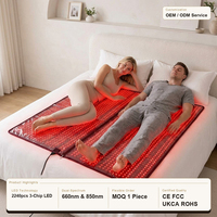 Couverture de luminothérapie rouge professionnelle Fitkang pour spa commercial, 660nm+850nm, 6720 puces LED, photothérapie