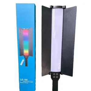 25 W tragbar Handheld kabellos RGBW Studiobeleuchtung-Stift Fernbedienung RGB Drehvideo LED Fotografie-Licht