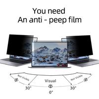 LFD 02 2024 Nouveau film de protection d'écran anti-espionnage pour ordinateur portable en PET avec protection anti-rayures et anti-lumière bleue compatible avec Macbook 15 pouces Pro