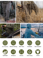 Chasse en plein air Camouflage chemise de pêche à manches longues respirant vêtements de pêche protection solaire Camping randonnée chemises pour hommes