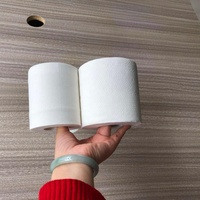 2025 Vente de papier toilette écologique 3 plis en pulpe de bambou douce, gaufré, en bambou, vente chaude, 1 à 4 plis pour salle de bain