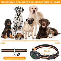 USMILE Logo Anpassung Schwarz 1300ft Control Multifunktion smodi Wasserdicht IPX7 Hunde trainings halsband mit Zubehör einstellen