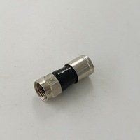 Cable Coaxial RG59 de 1GHz para CCTV, 75ohm, Tipo F Macho, Antena, Cable Eléctrico Impermeable, Conectores de Compresión RF