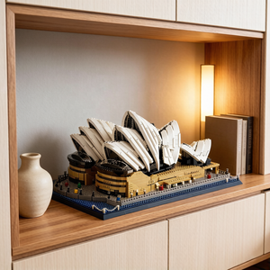 Blocs <span class=keywords><strong>de</strong></span> construction éducatifs sur <span class=keywords><strong>le</strong></span> thème <span class=keywords><strong>de</strong></span> l'architecture mondiale, modè<span class=keywords><strong>le</strong></span> <span class=keywords><strong>de</strong></span> la Mégaphone <span class=keywords><strong>de</strong></span> Sydney, Australie, jouet pour cadeau - Product Image 5