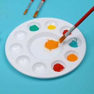 <span class=keywords><strong>Palette</strong></span> de peinture d'artiste de <span class=keywords><strong>prix</strong></span> usine 10 puits huile acrylique et plastique blanc d'<span class=keywords><strong>aquarelle</strong></span> pour la peinture - Product Image 3