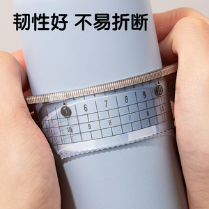 Ensemble de règles mathématiques Deli 15 cm transparentes anti-casse, outils de géométrie pour étudiants - Product Image 4
