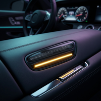 GEMPRO Chevrolet Corvette C6 2005-2013 Feux de position de pare-chocs à LED bleu glace avec lentille fumée 12V Avant/Arrière Rétrofit/Amélioration US
