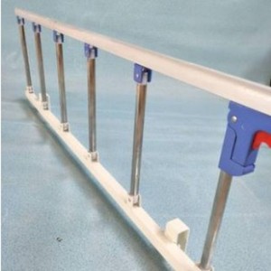 Barrière de protection en alliage d'aluminium pour lits d'hôpital, accessoires de lit d'allongement pliables à 5 ou 6 sections, bleu - Product Image 2