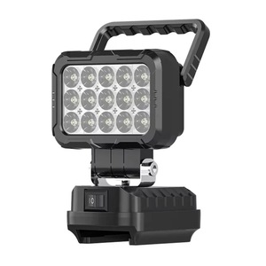 Projecteur extérieur 3 pouces compatible avec batterie Li-ion 18V, lampe torche LED, lanterne de camping, éclairage d'urgence, lampe de secours LED - Product Image 1