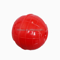 Bouées flottantes ovales miniatures de 300 mm en HDPE, pistons pour marquage de bassin, marquage de la pêche, aides à la pêche en bateau, orange/rouge, portée de 300 m, 2 kg