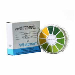 4,0-7,0 Rango de pH Indicador de pH Suministros de laboratorio de papel 7mm X 5M Carrete con dispensador - Product Image 1