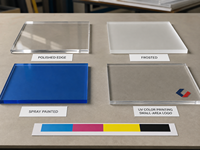 Panneau de table de mariage personnalisé en acrylique dépoli avec impression UV couleur, porte-carte de placement arrondi pour la décoration de réceptions et événements