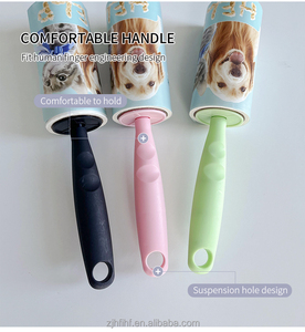 أسطوانة لزجة للوبر 60-90 ، 10 أوراق مقبض فرشاة تنظيف الشعر ، منزل - Product Image 2