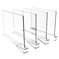 Panneau de séparation en acrylique personnalisé, écran de protection anti-éclaboussures transparent pour bureau, école, restaurant