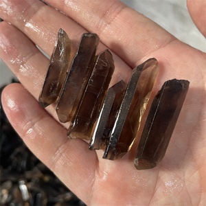 天然レムリアン種子スモーキークォーツ鉱物標本,原生クリスタルポイント癒し用 - Product Image 3