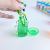 Jouets design tendance, gobelet à bière, 6 couleurs, cadeau pas cher, boue cristalline, mini slime coloré pour enfants, nouveauté