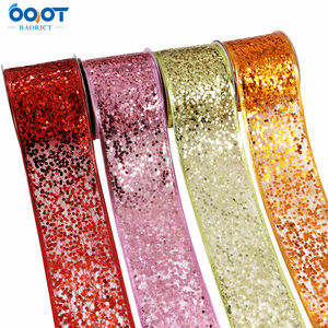 Paillettes colorate, tessuto a rete, nastro increspato, nastro decorativo per feste come natale, pasqua, san valentino, ecc - Product Image 1