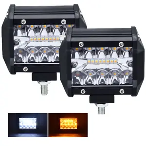 4 "LED Combo phares de travail, projecteur de Bar, Spot de conduite hors route, lampe antibrouillard pour camion bateau SUV 12V 24V phare pour ATV