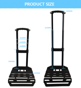 36Kg Load Gewicht 2 Wielen Telescopische <span class=keywords><strong>Trolley</strong></span> Handvat Opvouwbare Bagage <span class=keywords><strong>Trolley</strong></span> Winkelwagen Voor Ice Bag - Product Image 3