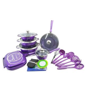 Dessini ชุดเครื่อง<span class=keywords><strong>ครัว</strong></span> Nonstick,เครื่องครัวหินแกรนิตไม่ติดกระทะทำอาหารและหม้อชุดเครื่องครัวหิน - Product Image 4