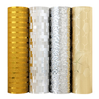 Papier peint auto-adhésif à motifs géométriques de qualité supérieure, imperméable et résistant à l'huile, pour les surfaces endommagées, décoration murale intérieure