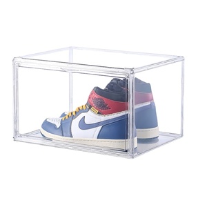Ready to Ship Storage Boxes & Bins For Shoe Box Clear Transparent acrylic stackable clear acrylic shoe boxes