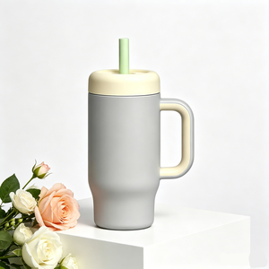 <span class=keywords><strong>Mug</strong></span> <span class=keywords><strong>isotherme</strong></span> de haute <span class=keywords><strong>qualité</strong></span> avec couvercle à paille, bouteille d'eau en acier inoxydable à double paroi, gourde de voyage, gobelet pour enfants, école - Product Image 4