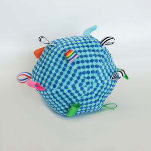 Pelota de Peluche Resistente y Ecológica con Sonido, Juguete para Mascotas para Aliviar el Estrés, Interactivo, para Uso en Interiores, para Perros de Todos los Tamaños - Product Image 2